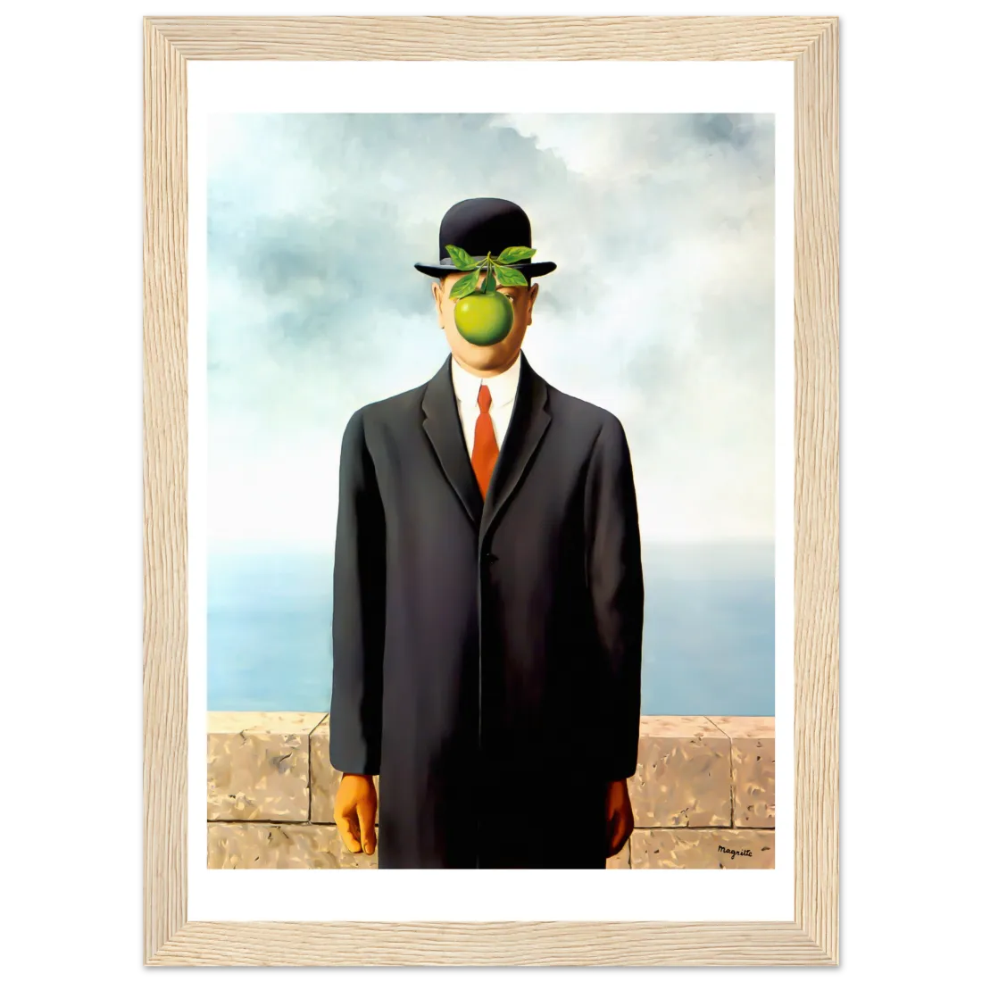 Rene Magritte The Son of Man, 1964 Artwork Poster