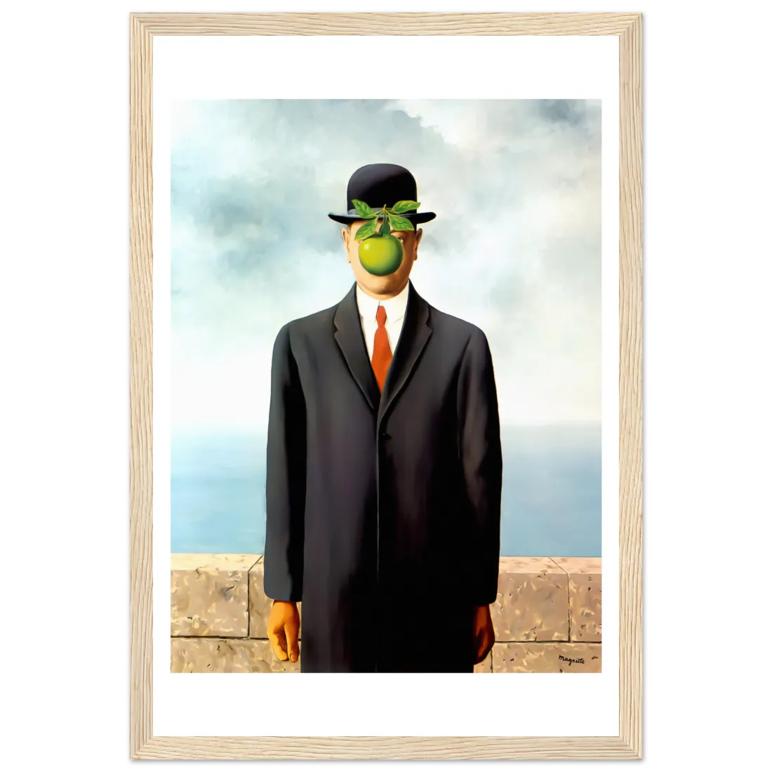 Rene Magritte The Son of Man, 1964 Artwork Poster