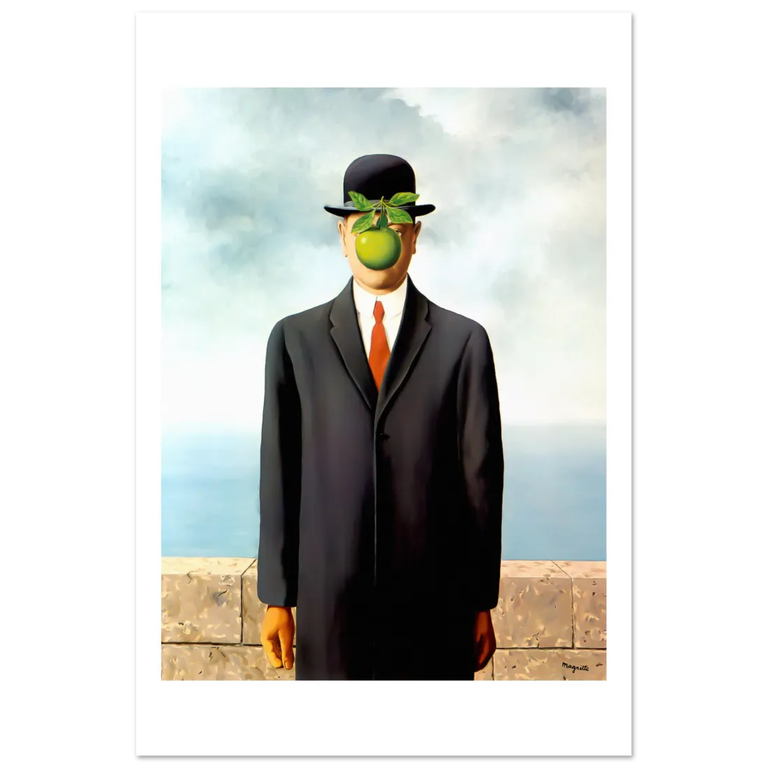 Rene Magritte The Son of Man, 1964 Artwork Poster