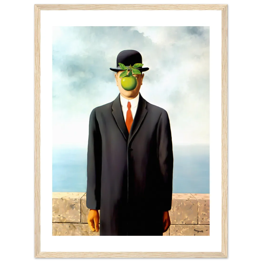 Rene Magritte The Son of Man, 1964 Artwork Poster