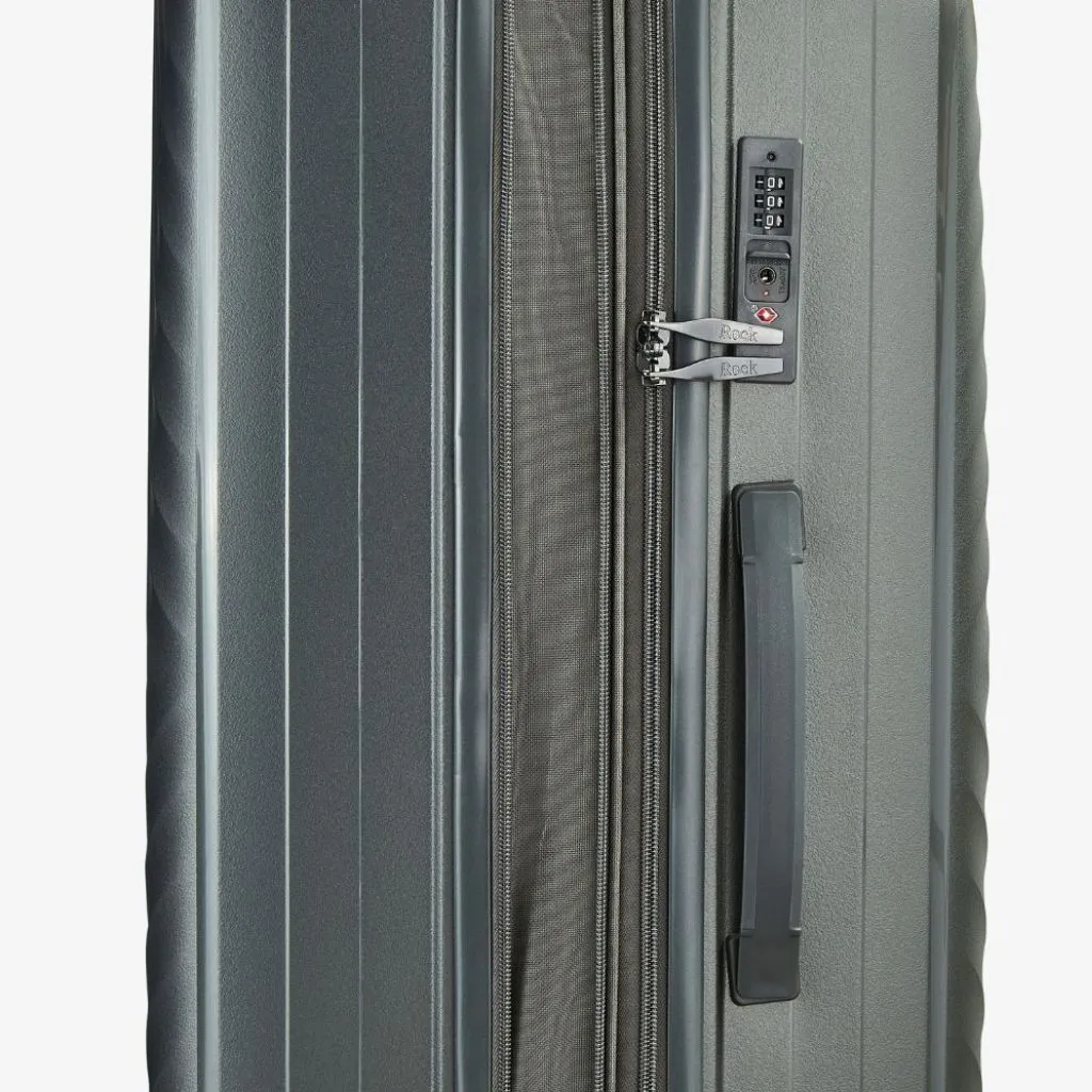 Rock Infinity 73cm Large Expander Hardsided Suitcase - Charcoal