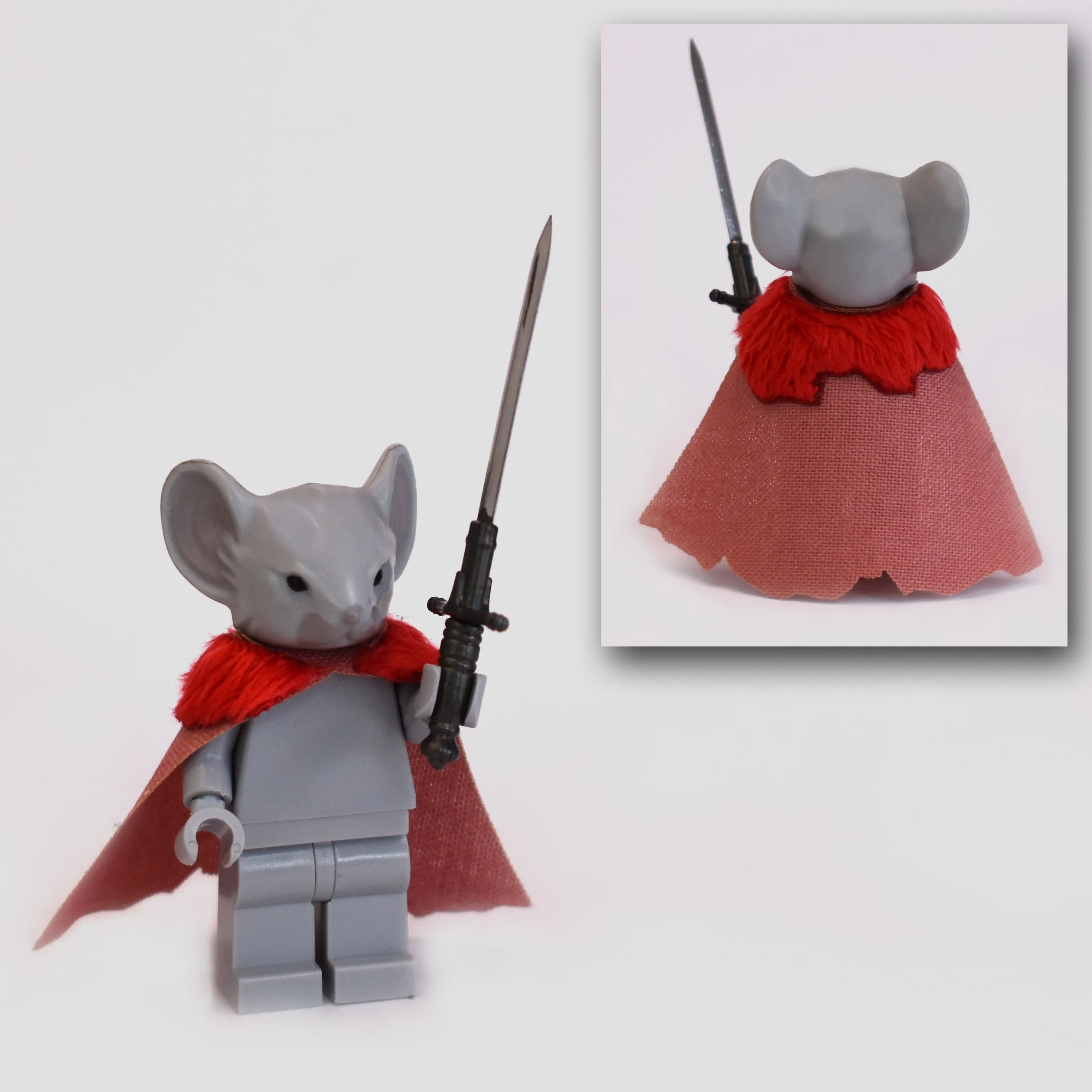 Rodent Warrior Cape with Fur