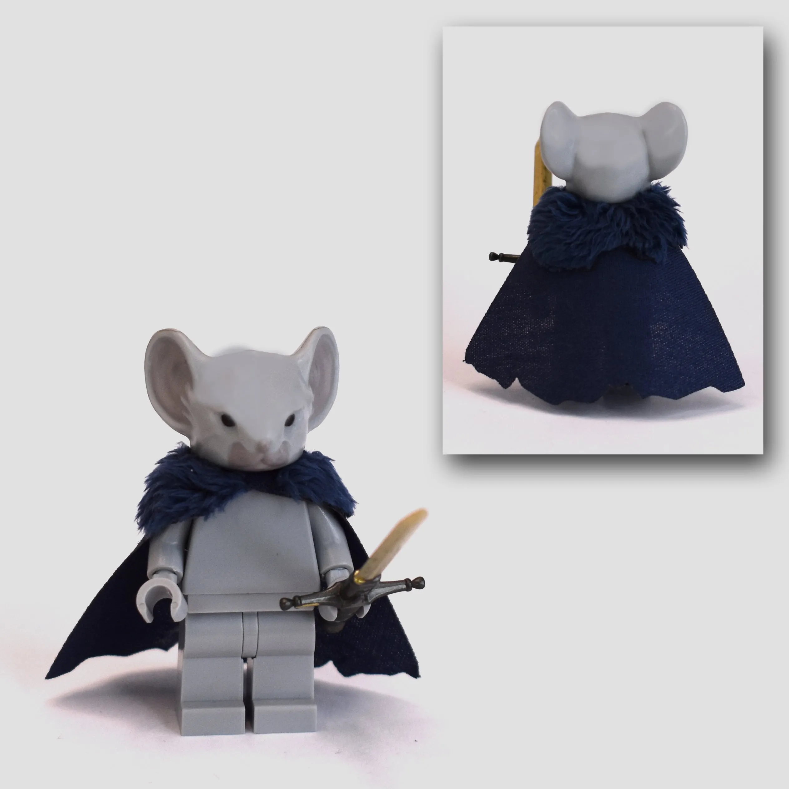 Rodent Warrior Cape with Fur