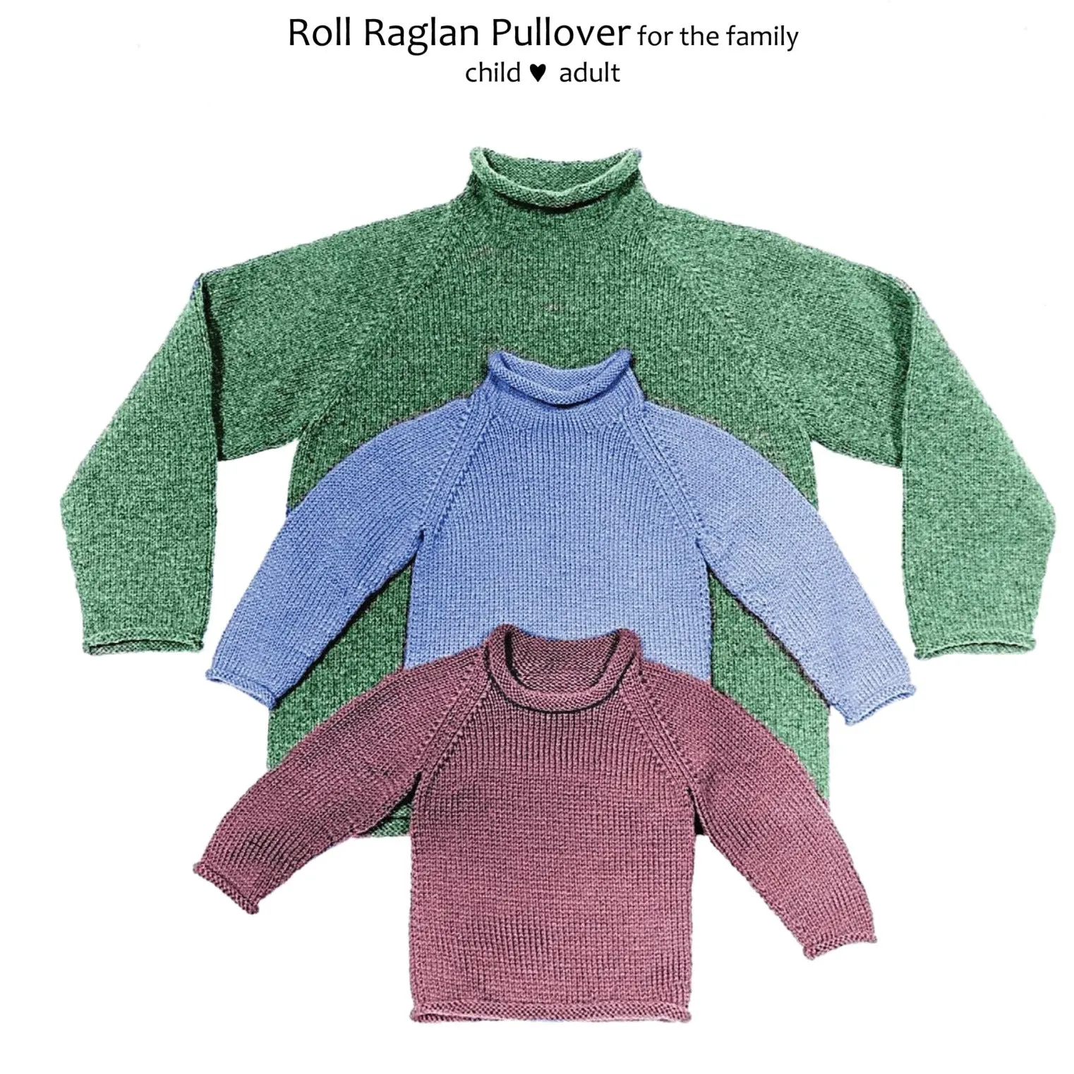 Roll Neck Raglan Sweater, download