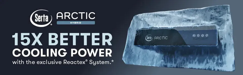 Serta Arctic Medium Hybrid 15x better cooling power Mattress