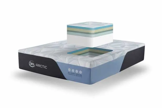 Serta Arctic Plush All Foam 15x better cooling power Mattress