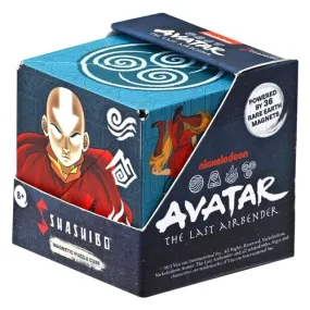 SHASHIBO Avatar The Last Airbender Shape Shifting Box - Award-Winning, Patented Magnetic Puzzle Cube w/ 36 Rare Earth Magnets - Fidget Transforms Into Over 70 Shapes (Avatar - Air)