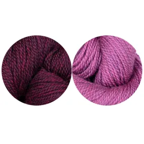 Skylar Big Scarf Kit (Mulberry Heather/Orchid Heather)