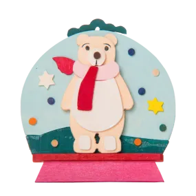 Snow Globe - Patti Polar Bear - Christmas tree decoration