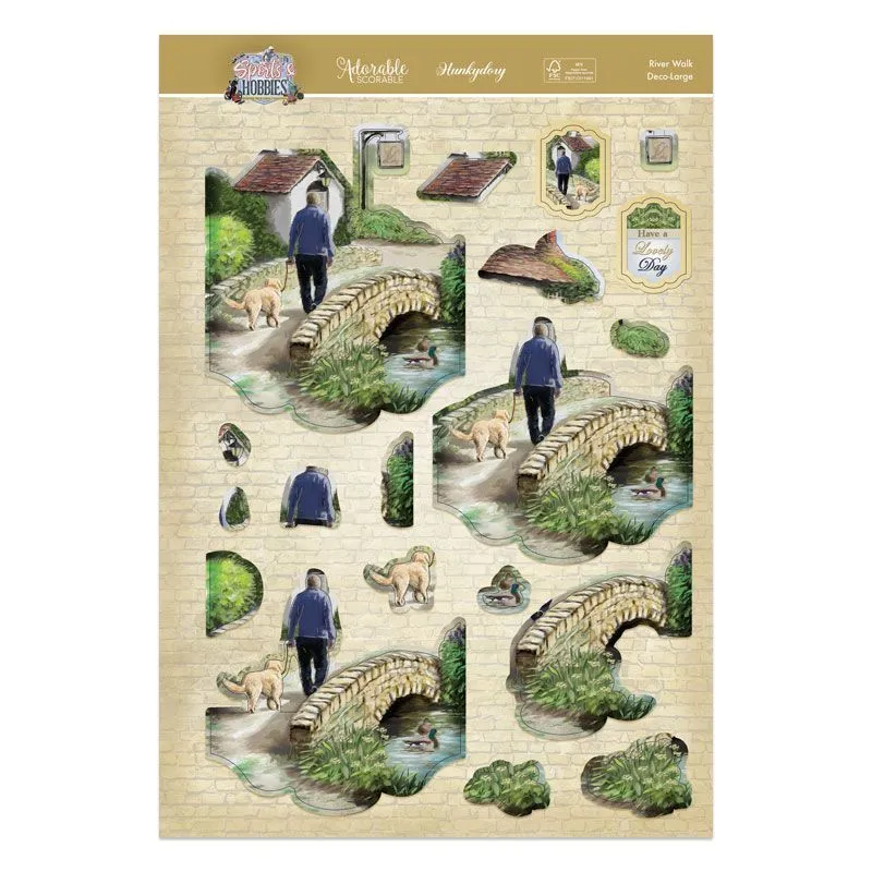 Sports & Hobbies Deco-Large Set - River Walks