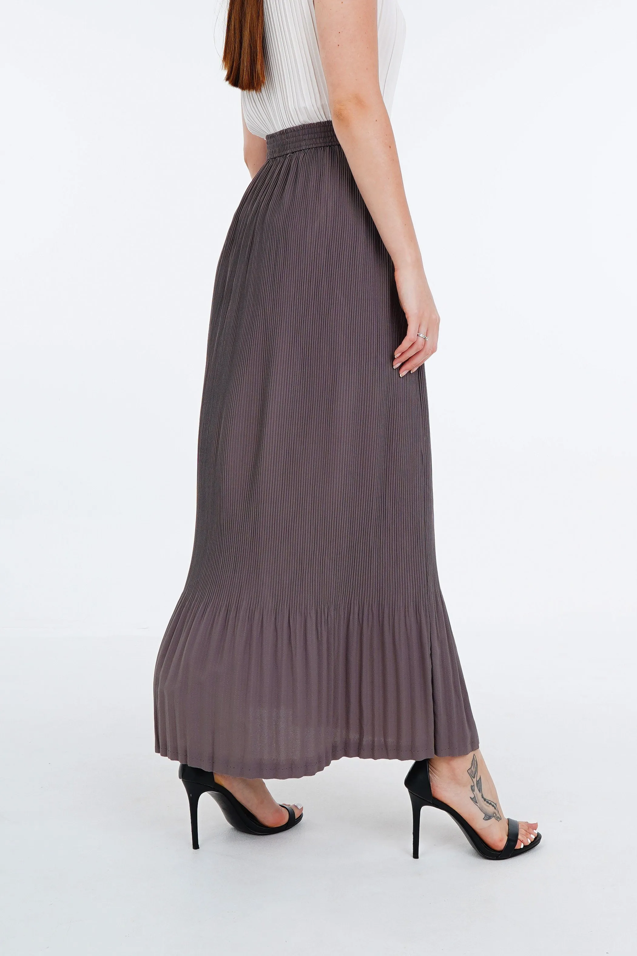 Stella Fishtail Pleated Skirt