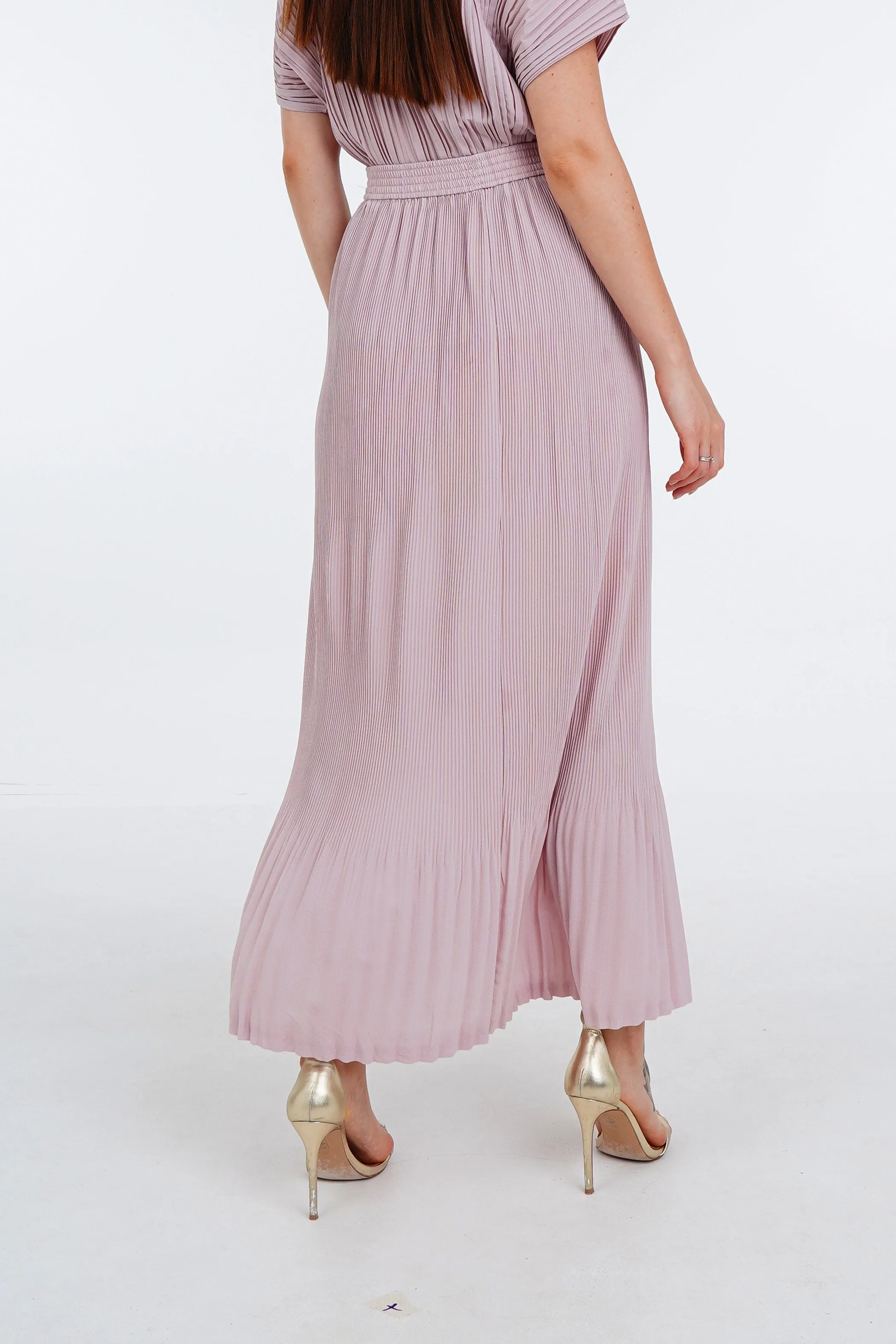 Stella Fishtail Pleated Skirt