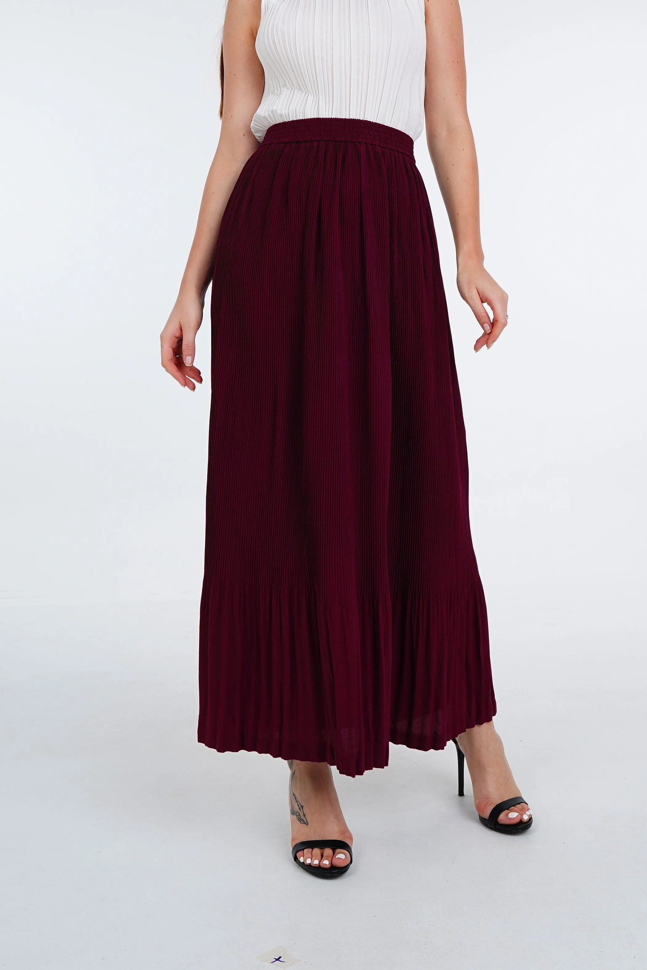 Stella Fishtail Pleated Skirt