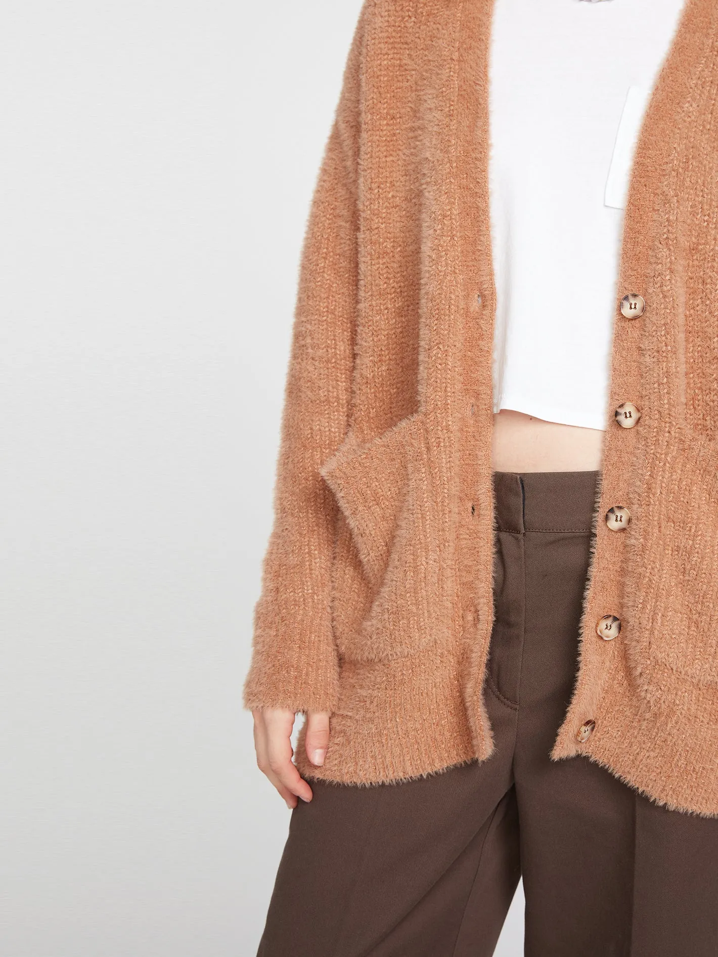 Stones Up Cardigan - Vintage Brown