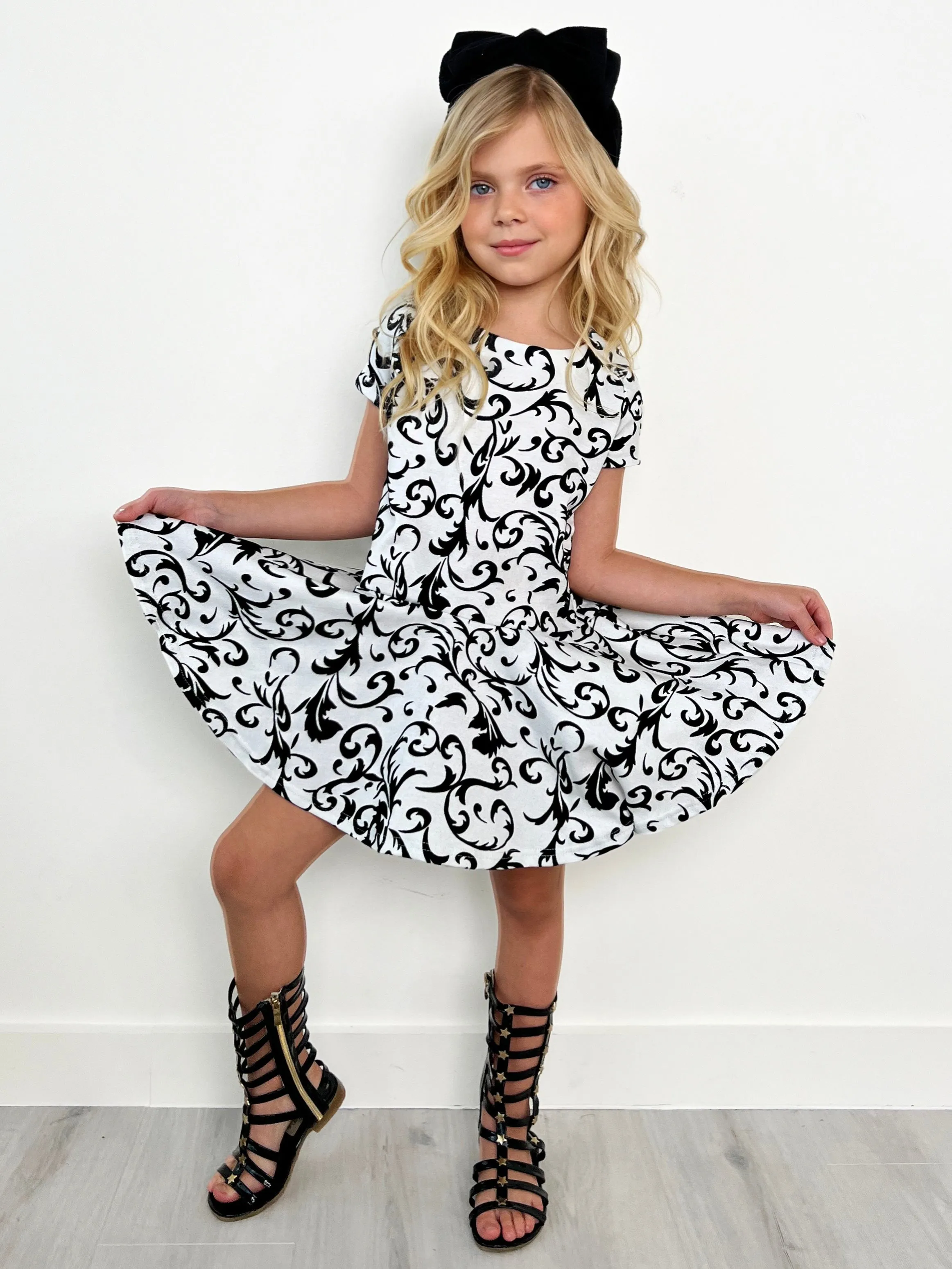 Summer Classic Skater Dress by Kids Couture