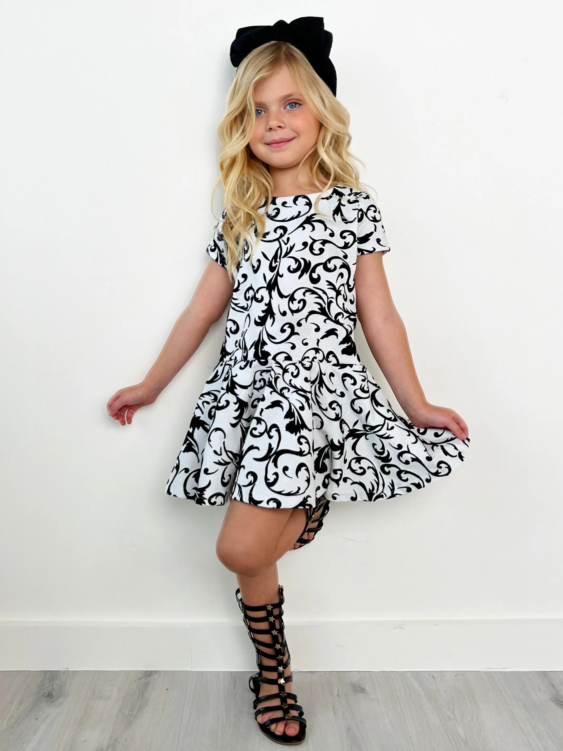 Summer Classic Skater Dress by Kids Couture