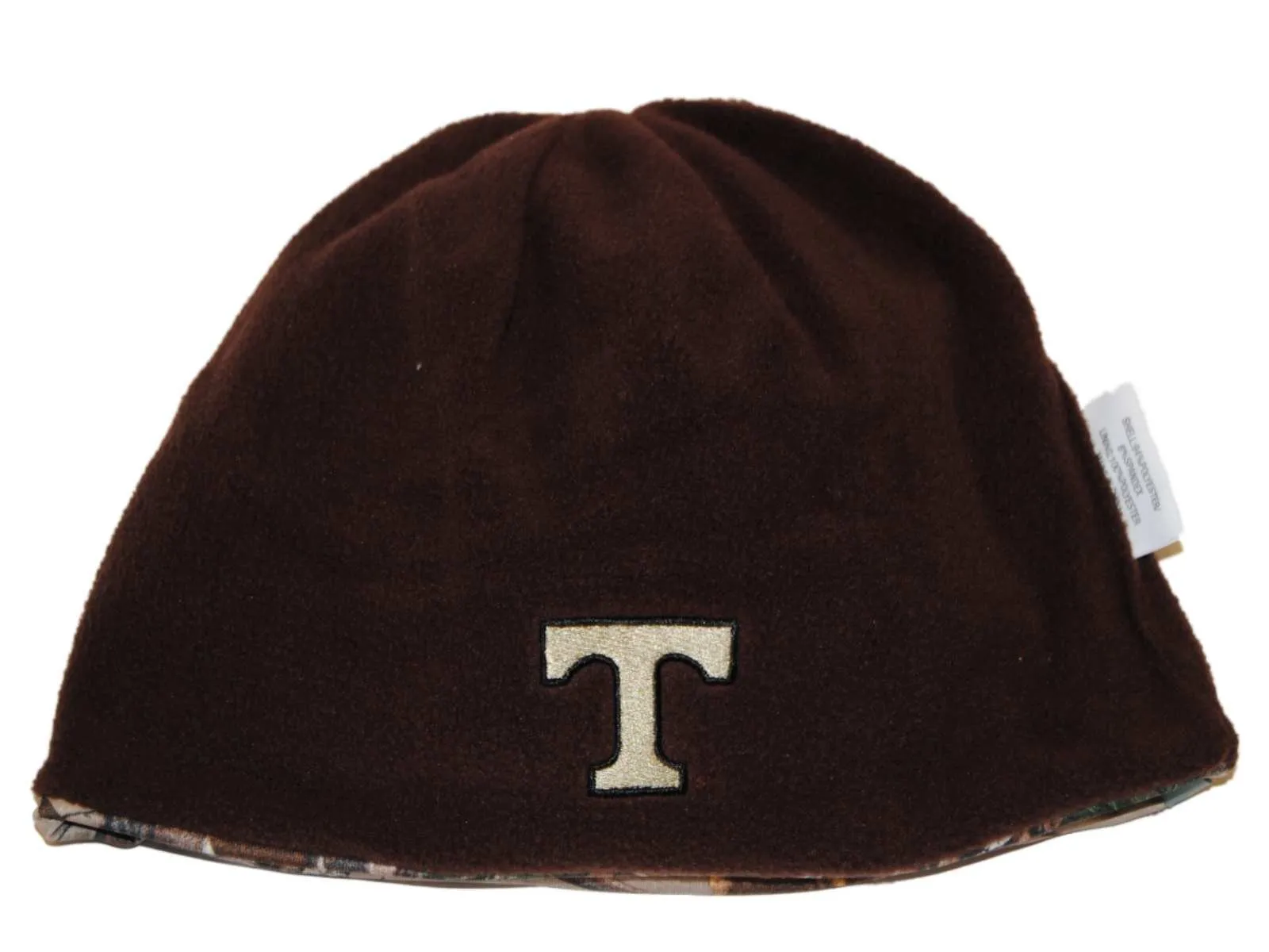 Tennessee Volunteers TOW Camo Brown Trap 1 Reversible Knit Winter Beanie Hat Cap