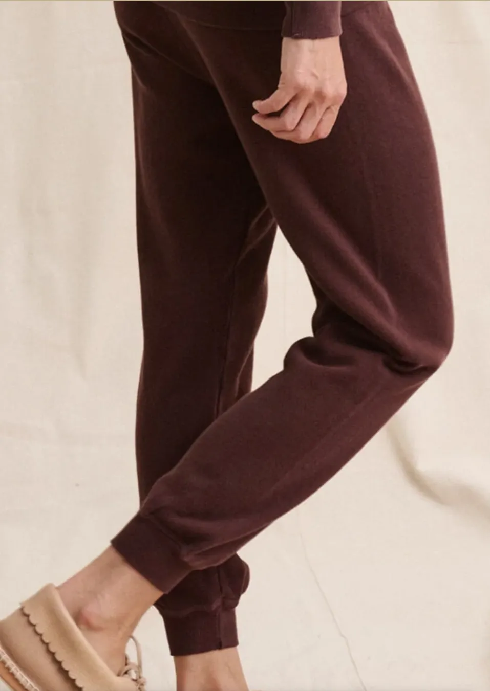 The Cropped Sweatpant, Toasted Walnut