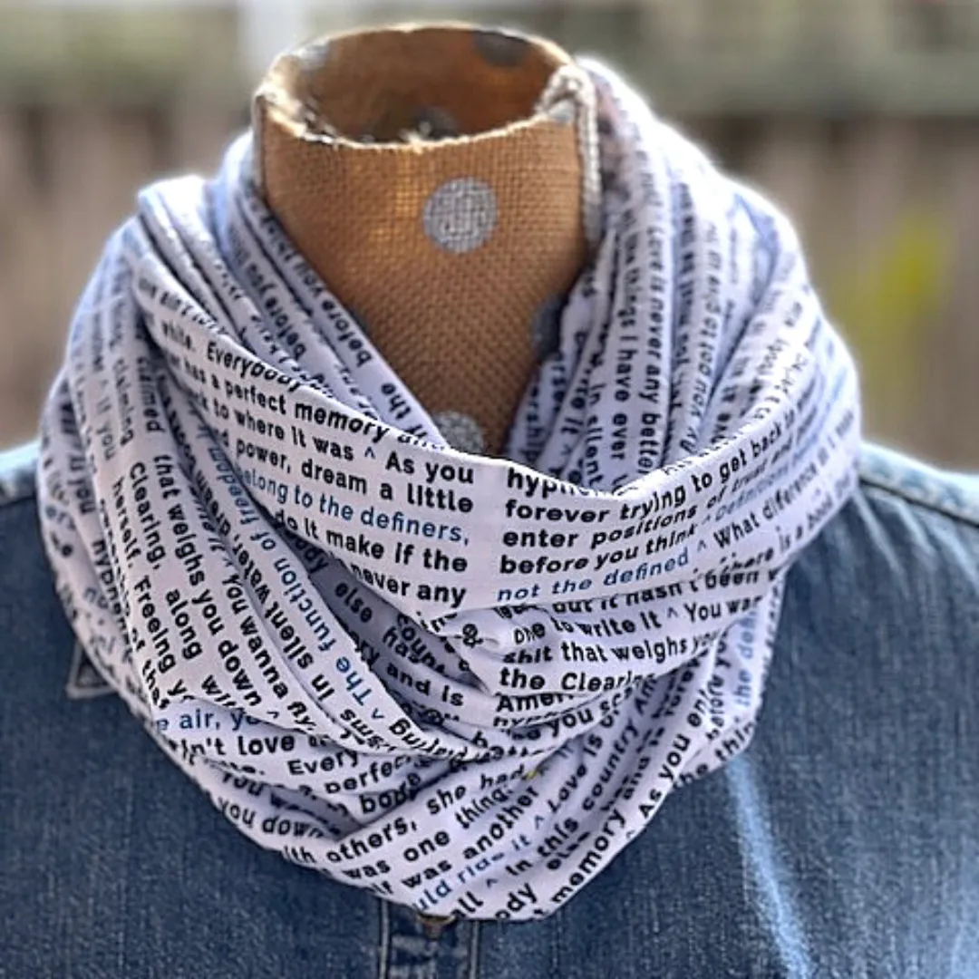 Toni Morrison Quotes Literary Scarf