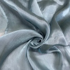 Turquoise Green Solid Organza Chiffon Fabric