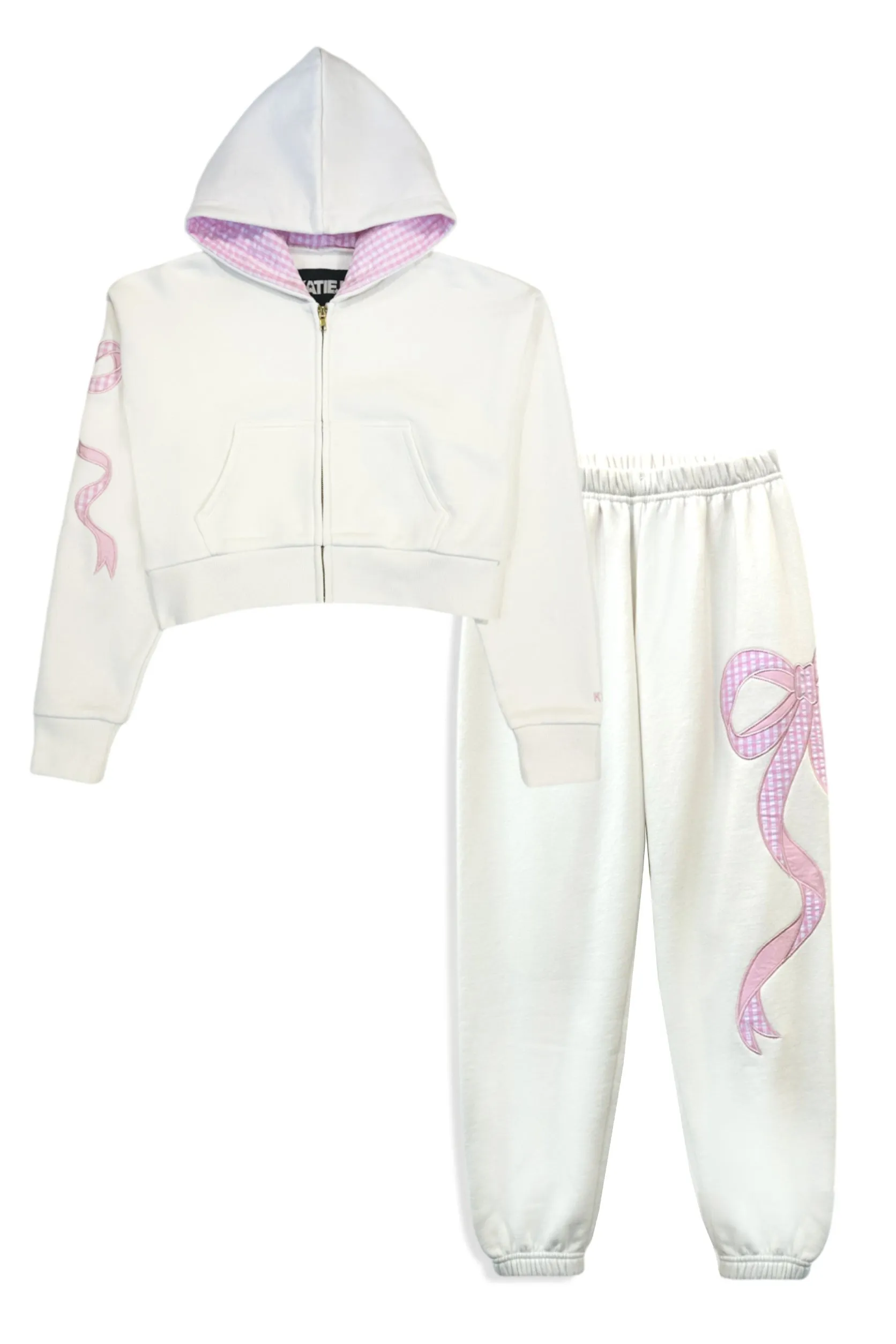 TWEEN DYLAN BOW APPLIQUE SWEATPANT