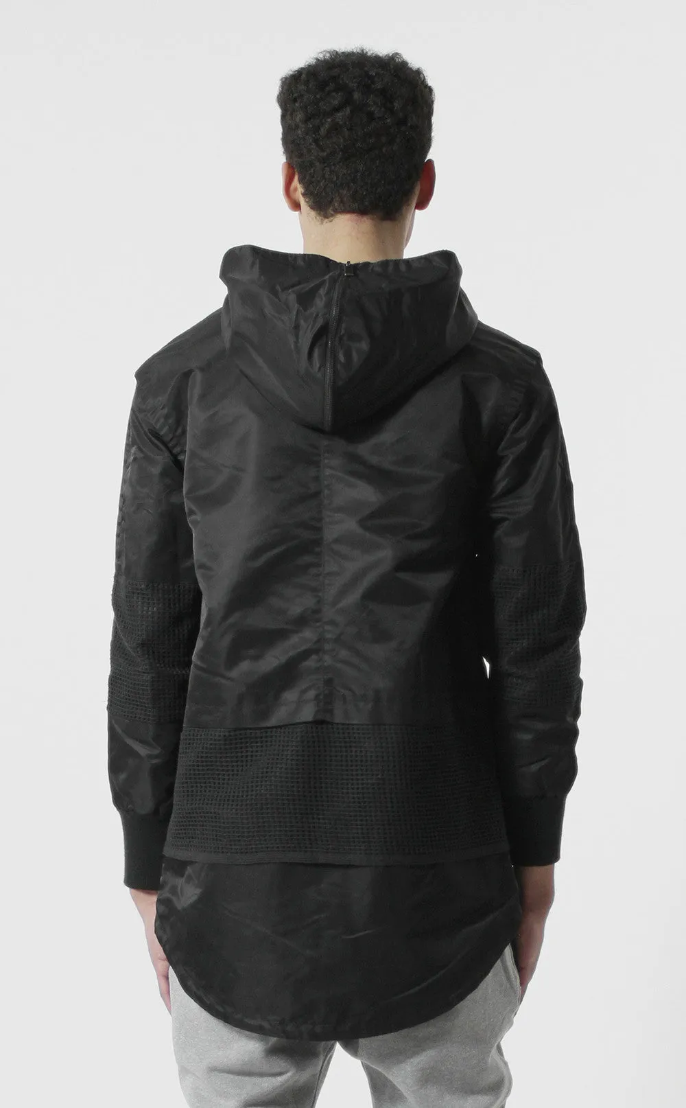 Unknown Static Military Contrasted Windbreaker Parka Jacket