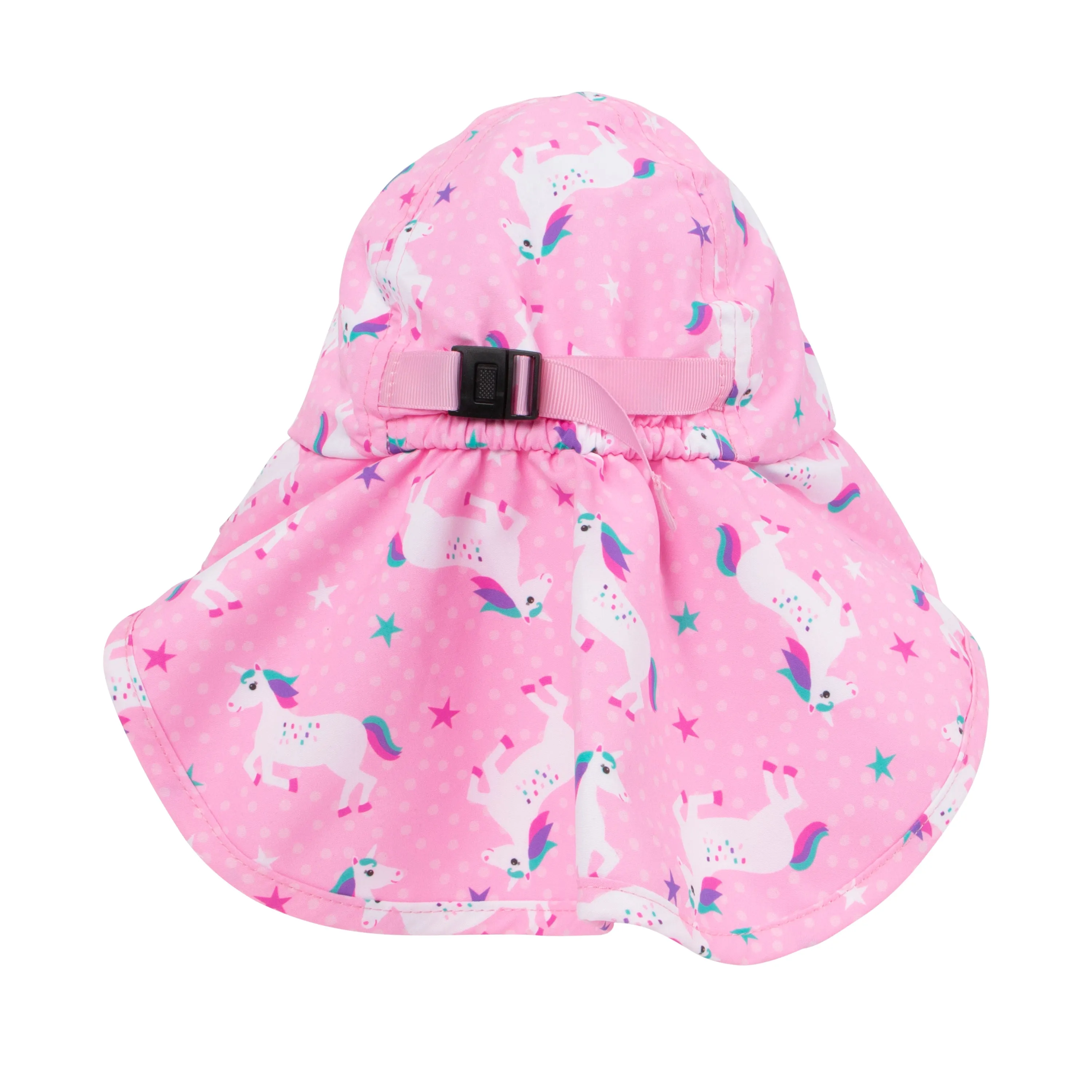 UPF 50  Cape Sun hat - Unicorn