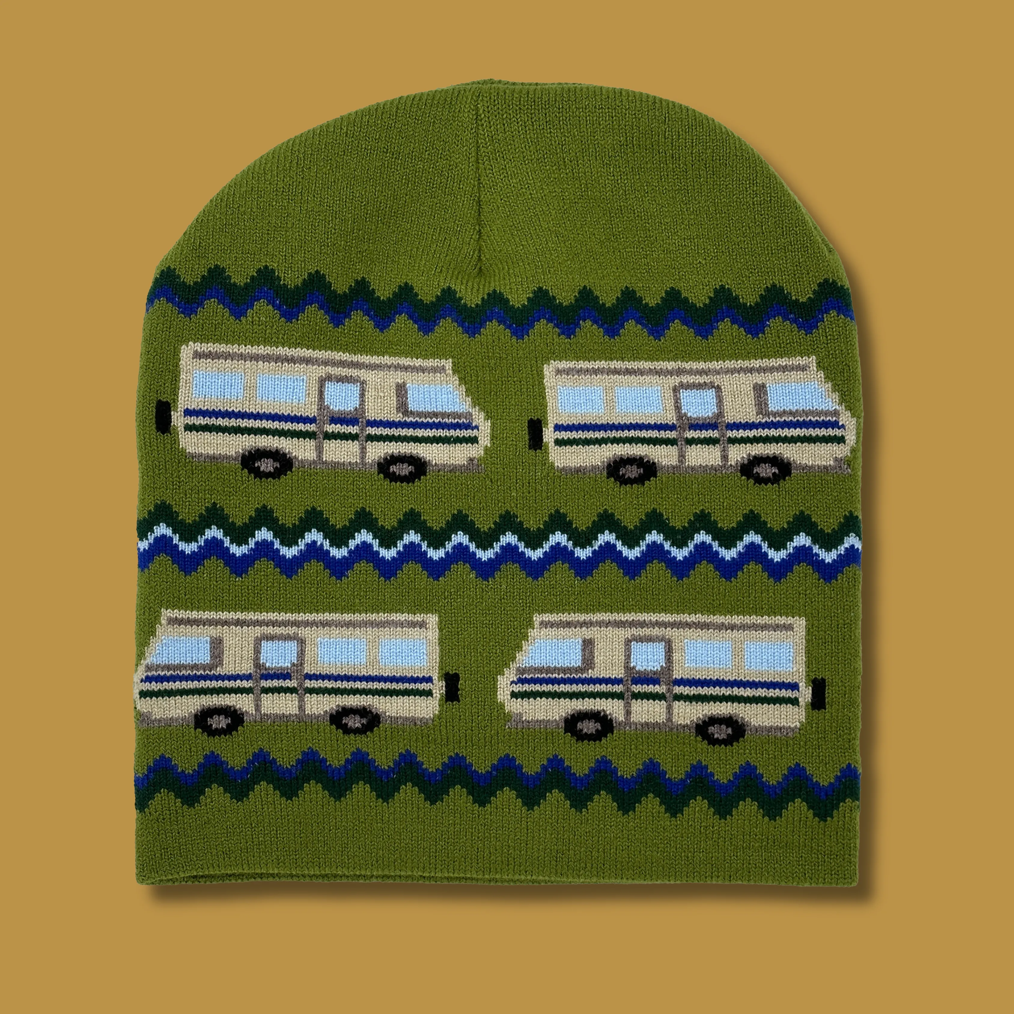 Vintage RV Camper Beanie