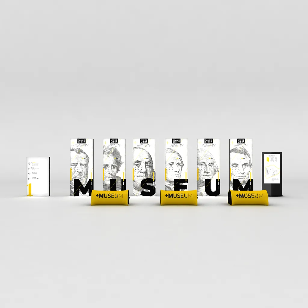 WaveLight® Infinity LED Light Box Display Stands for Museums