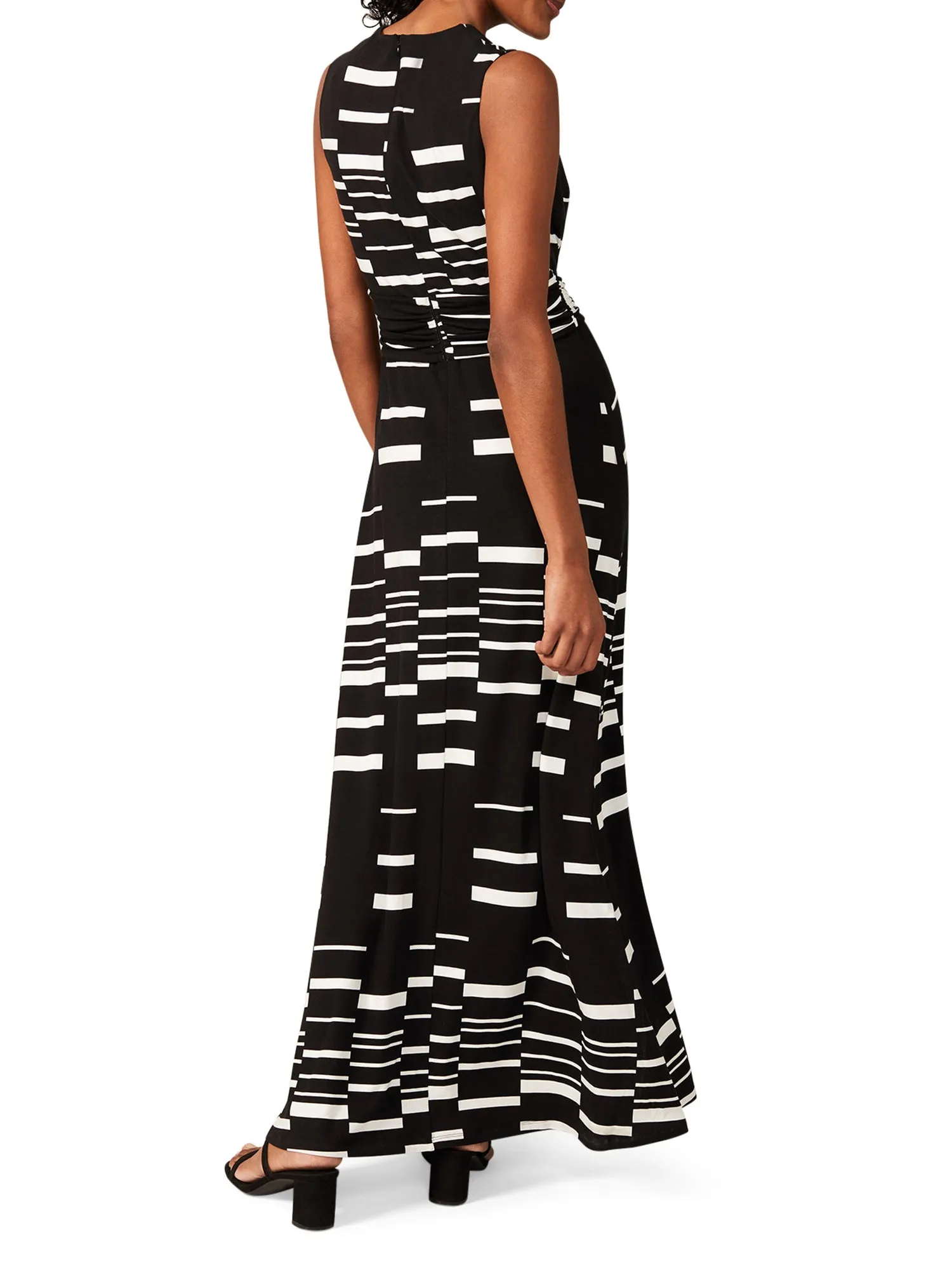 Willow Stripe Wrap Maxi Dress