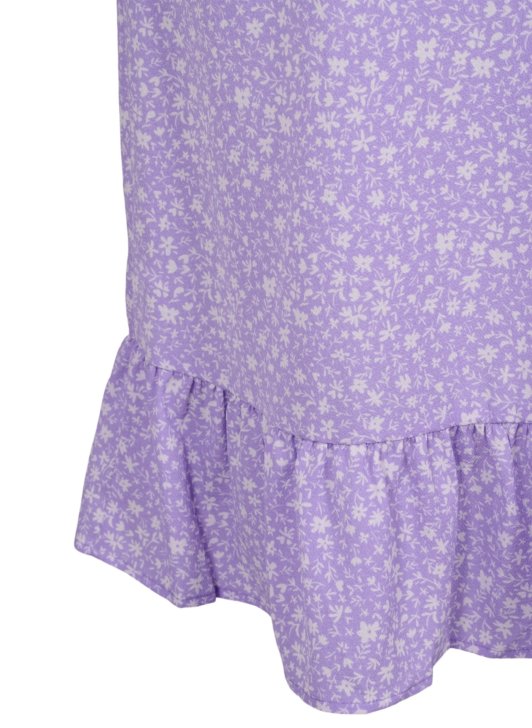 Zizzi Tuilp Wrap Lilac Dress